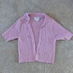Short Sleeve cropped cardigan